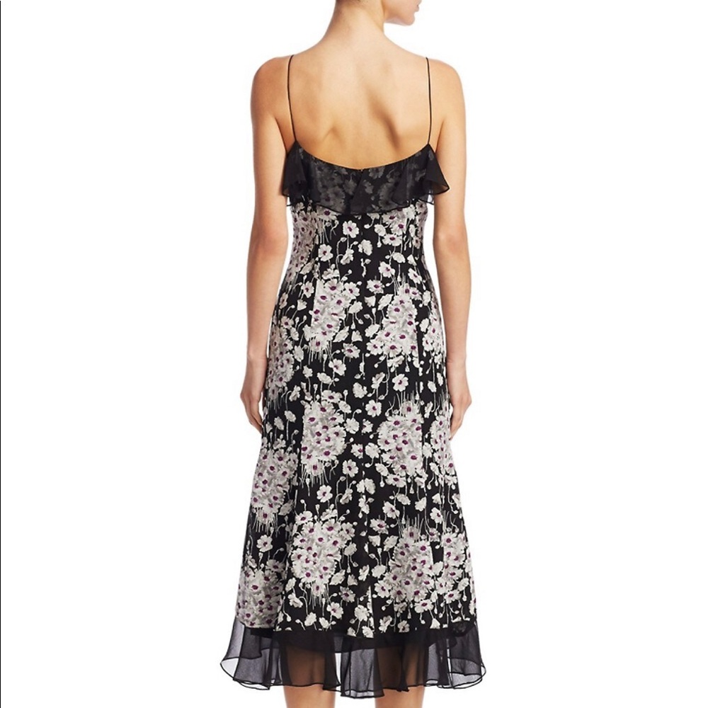 Cinq à Sept Joelle Floral Silk Dress - Picture 2 of 7